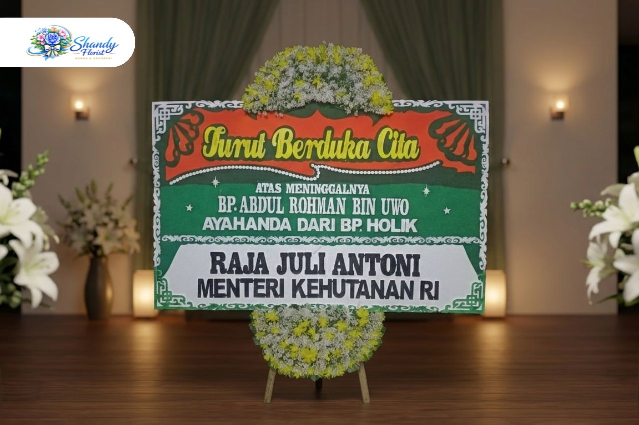 Karangan bunga duka cita 03